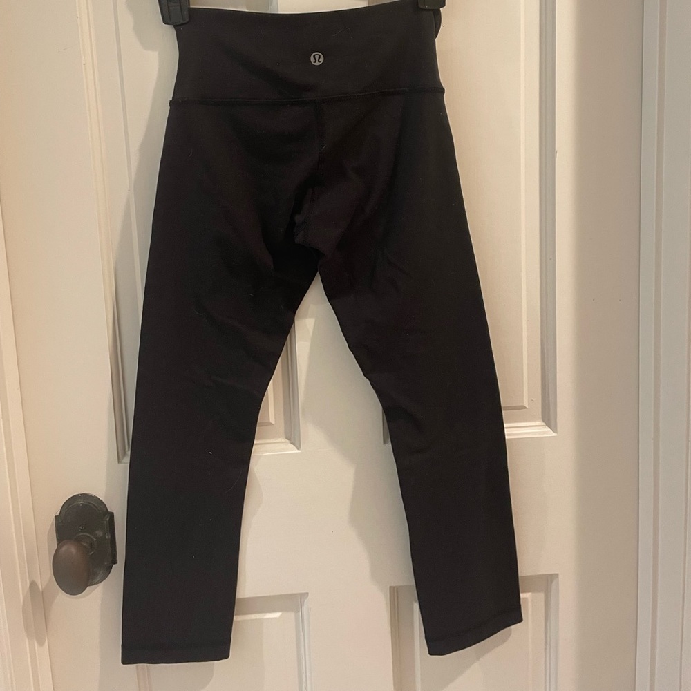 Lululemon Align Black Cropped Leggings